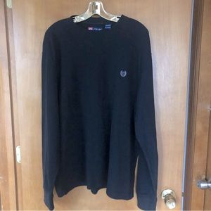 CHAPS black pullover jersey